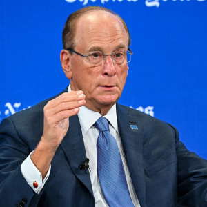 BlackRock CEO Larry Fink.