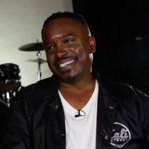 A photo of Simba and Jason Weaver