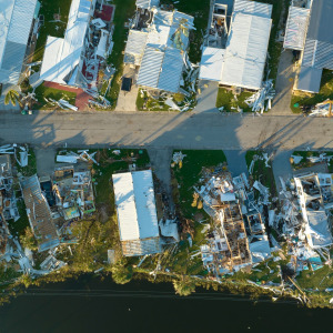 A photo of Hurricane Ian aftermath in Florida
