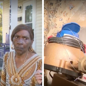 82-year-old Larnese Davis and her non-complaint water meter.