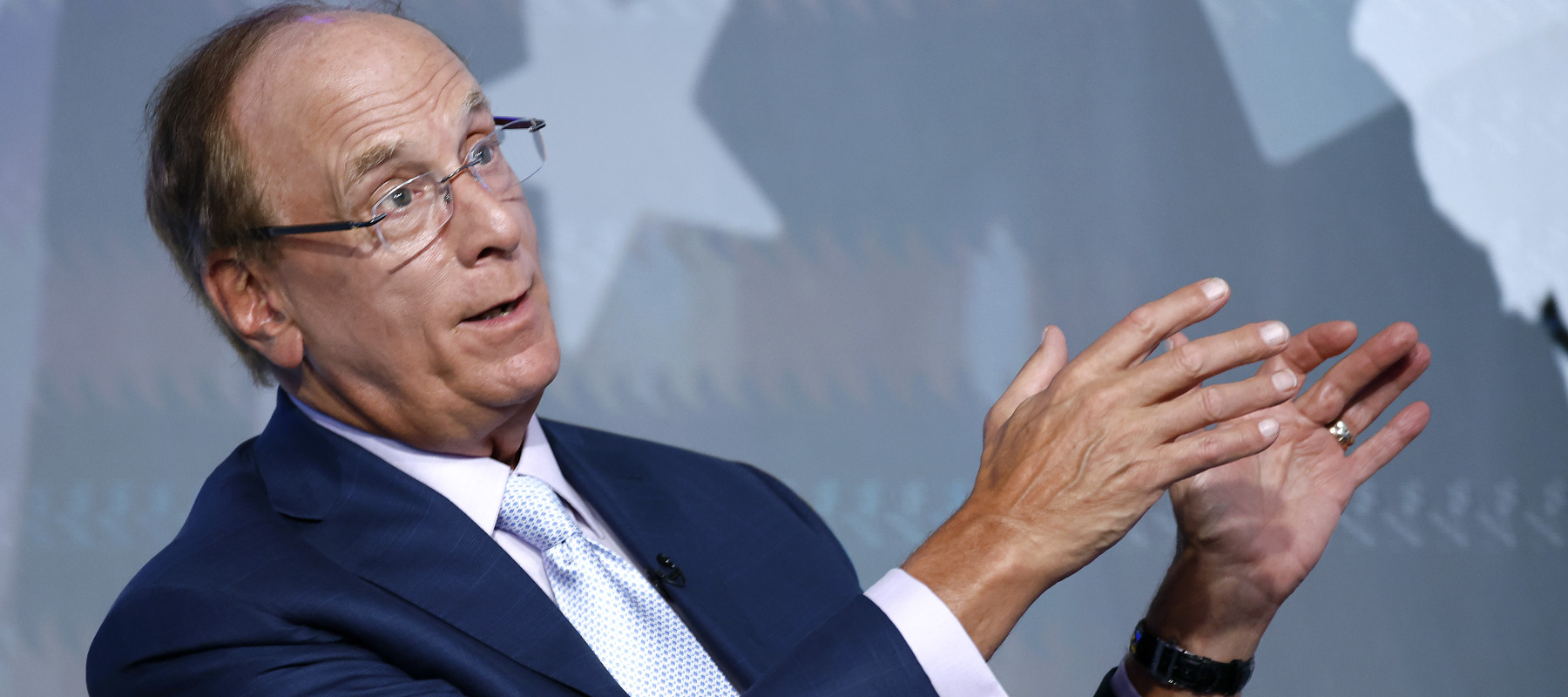 BlackRock CEO Larry Fink visits "Special Report" with Bret Baier at FOX News D.C. Bureau on March 10, 2026 in Washington, DC.