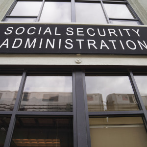 A Social Security Administration office building in New York.