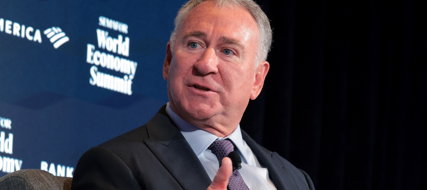 Citadel CEO Ken Griffin speaking at an event.