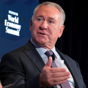 Citadel CEO Ken Griffin speaking at an event.