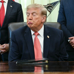 Trump in the Oval Office.