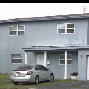 A Lauderhill police officer allegedly took possession of this home after its occupant passed away.’