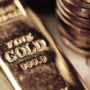 A photo of gold bars