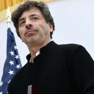 Sergey Brin, left, and Larry Page