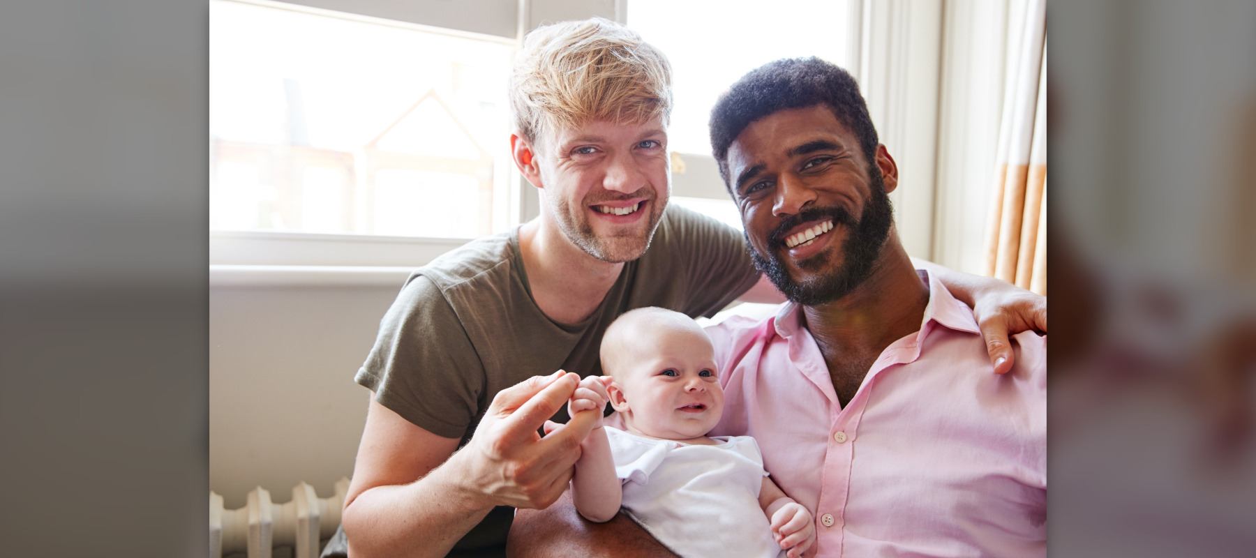 couple and baby