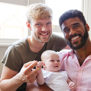 couple and baby