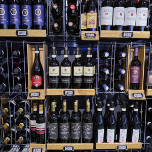 High-end Italian wines for sale.