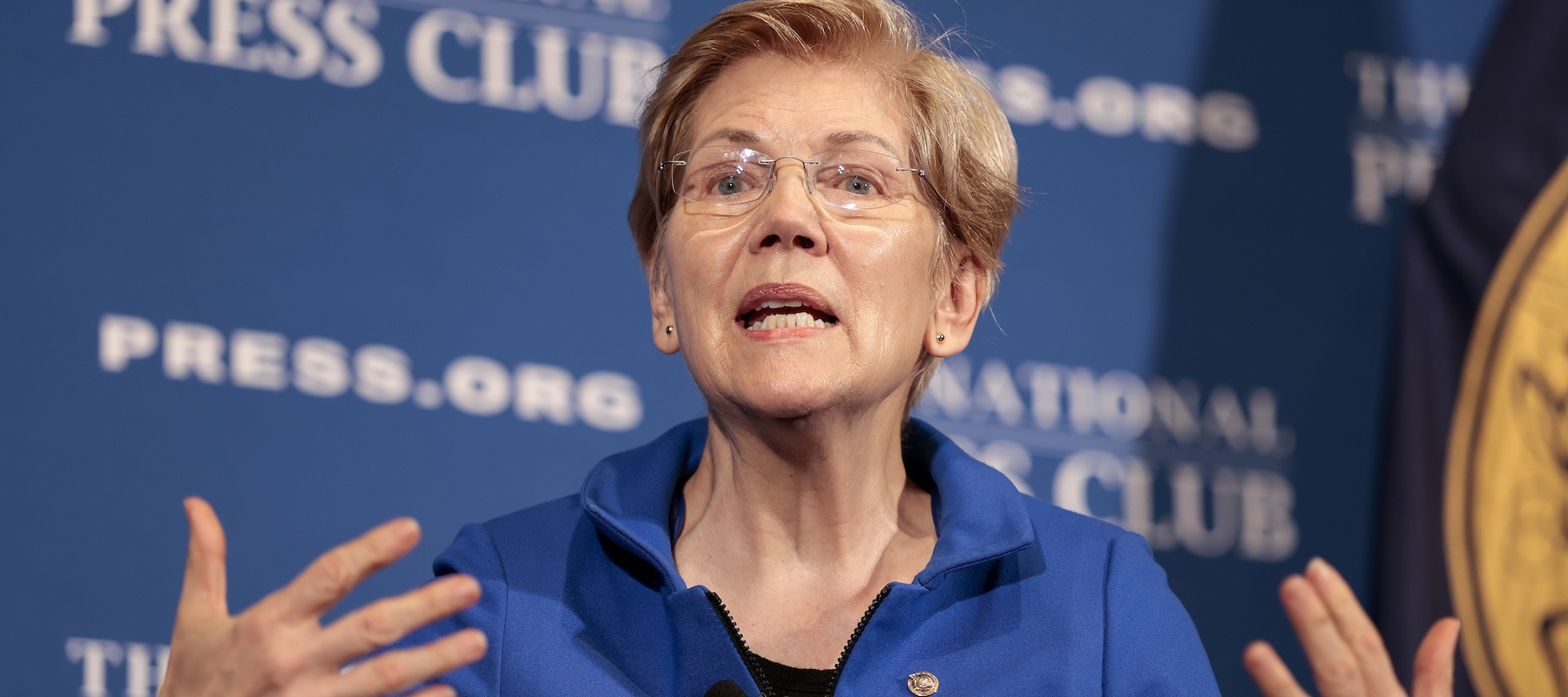 Senator Elizabeth Warren.
