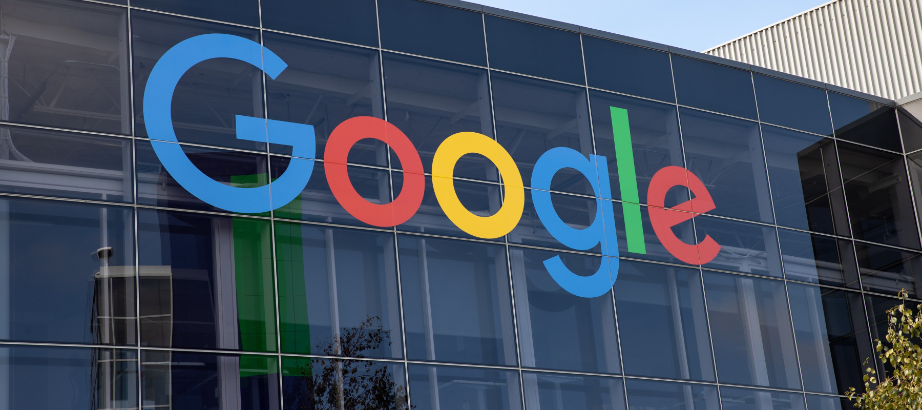 Google headquarters is seen in Mountain View, California.