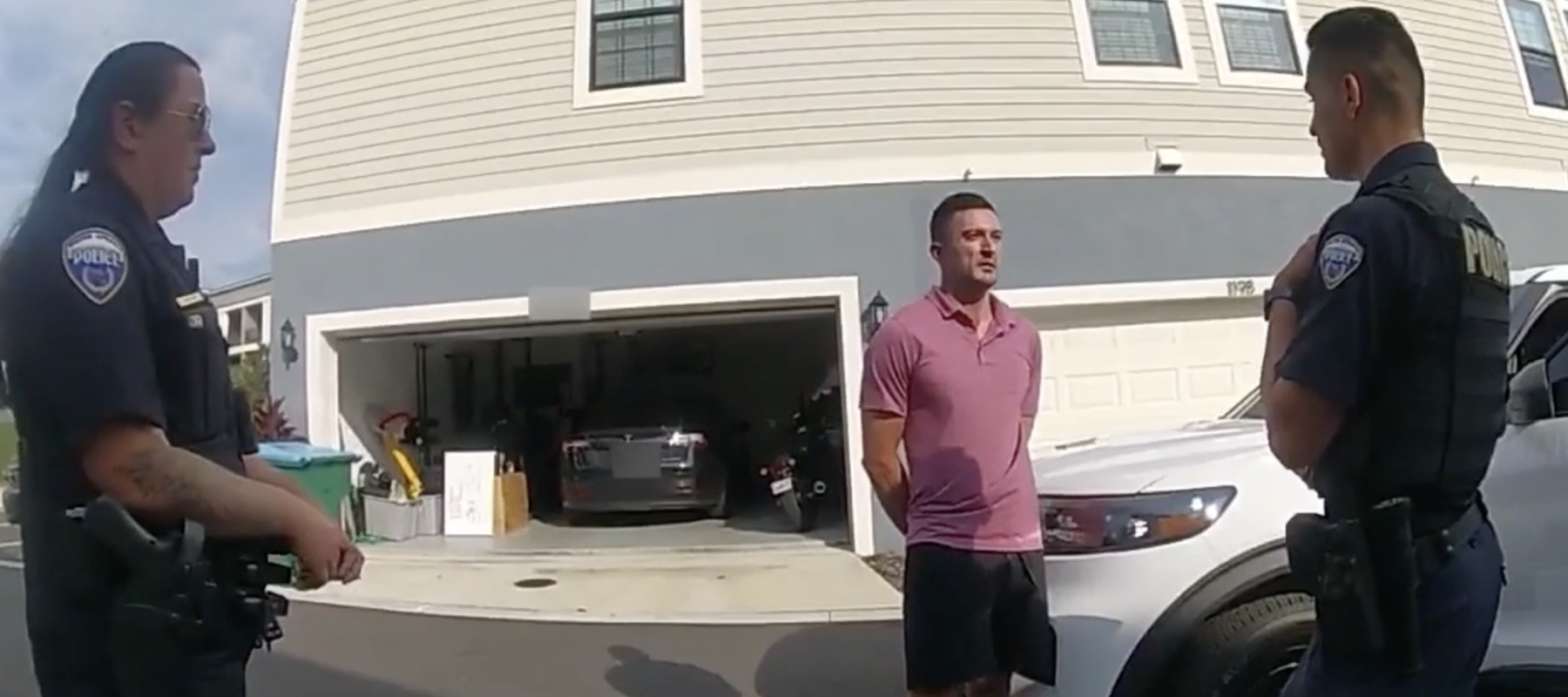 Kevin Finley questioned by Winter Springs police officers two years ago.