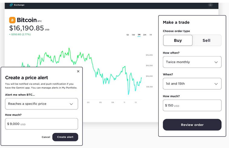 Buy, Sell & Trade Bitcoin & Other Crypto Currencies with Gemini's  Best-in-class Platform