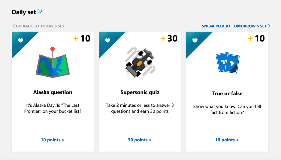 Microsoft Rewards: Three Perfect Games For The Daily 'Play With